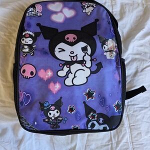 Cute Purple Character Backpack